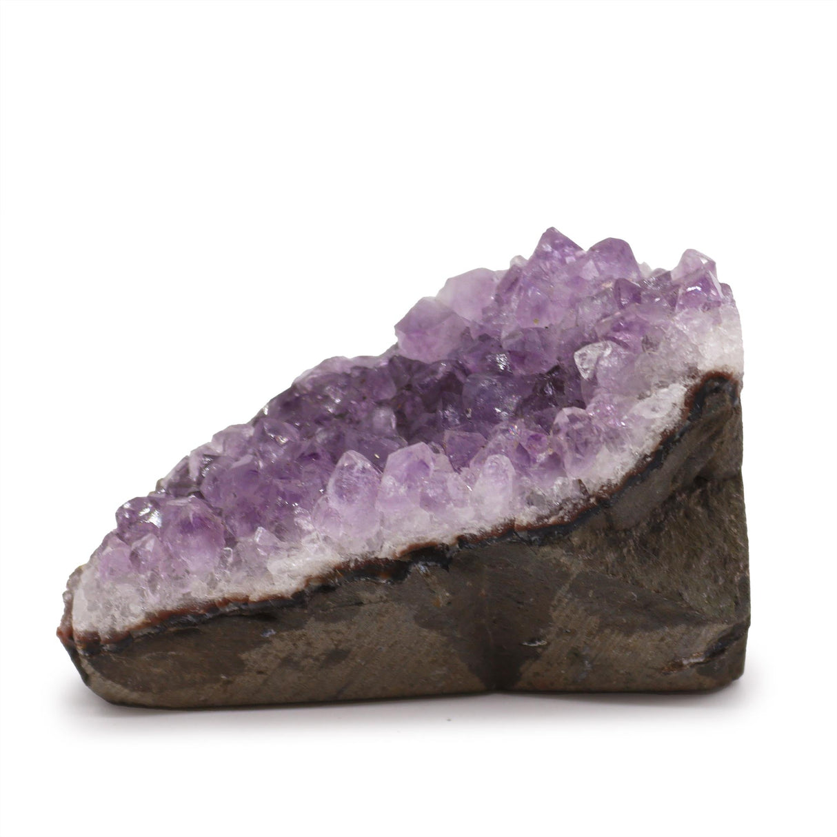Medium Natural High Grade Amethyst Standing Cluster (approx 350 - 450gms 7.5 - 10cm) - SHAMTAM.COM