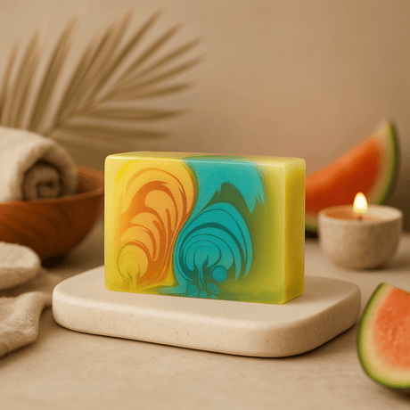 Melon Soap Loaf 1.2 kg - SHAMTAM.COM