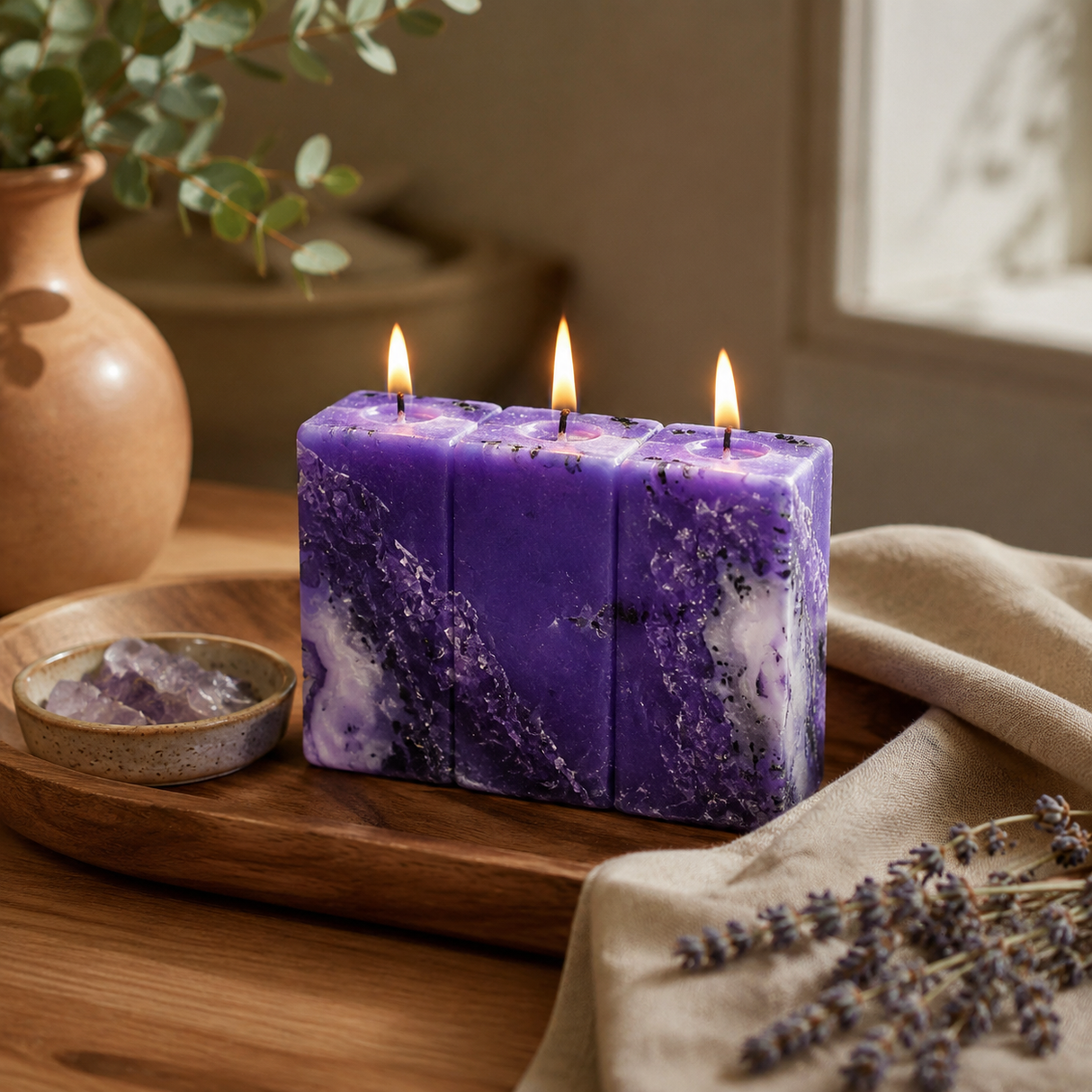 MeltEaze Cera Aromática 50g - Sonho de Ametista - Lavanda