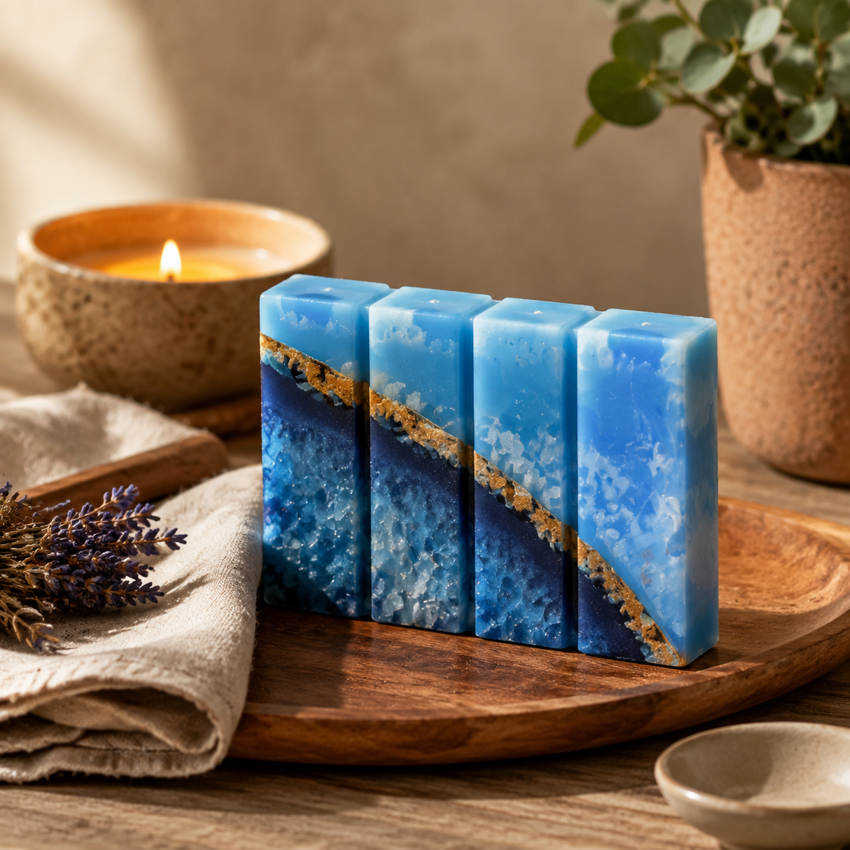 MeltEaze-vahamuotit 50g - Aquamarine Wave - Coastal Moss