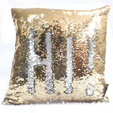 Boho Cushion Covers - Molten Gold & Quicksilver - SHAMTAM.COM