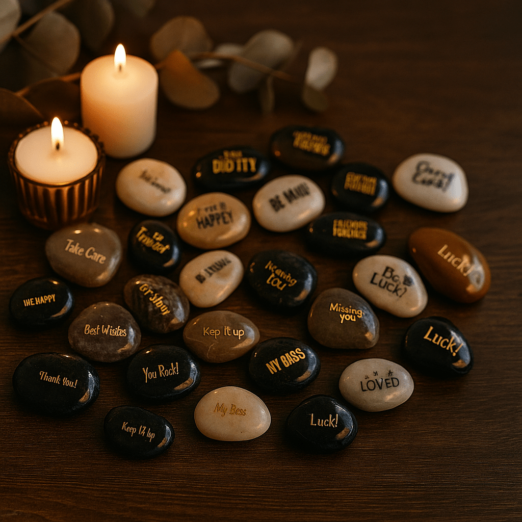 Message Stones Leaflet - SHAMTAM.COM