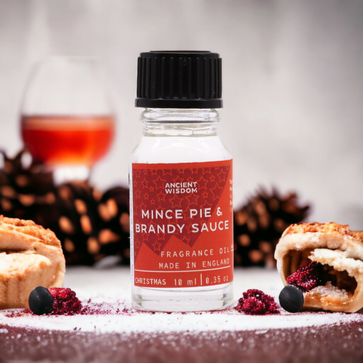 Fragrance Oil Mince Pie & Brandy Sauce 10ml - SHAMTAM.COM