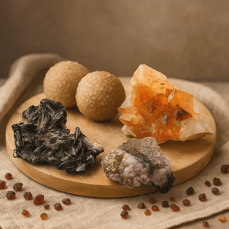 Mineral Specimens Set From Morocco, Approx 24 Pieces - SHAMTAM.COM