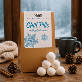 Bath Bombs Chill Pills Gift Pack 350g - White Christmas - SHAMTAM.COM
