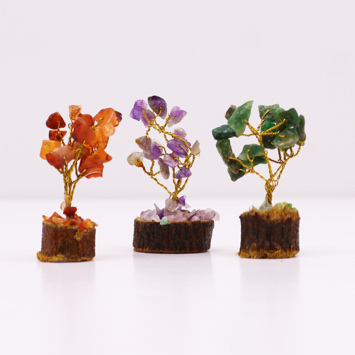 Mini Gemstone Trees Box of 12 Assorted - SHAMTAM.COM