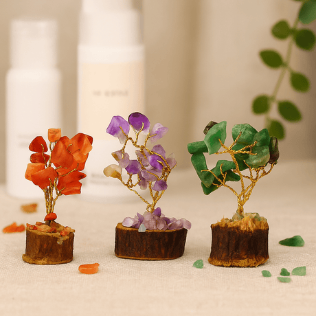 Mini Gemstone Trees Box of 12 Assorted - SHAMTAM.COM