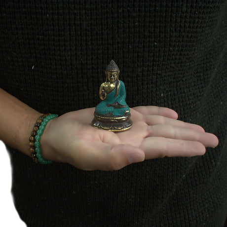 Mini Hand Up Sitting Buddha - SHAMTAM.COM