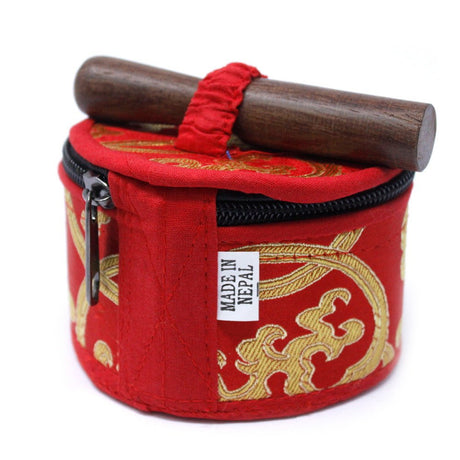 Singing Bowl Gift Set - Red - SHAMTAM.COM