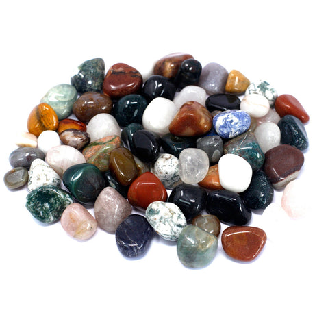 Mixed Tumbled Stones Crystals Gemstones 1kg - SHAMTAM.COM