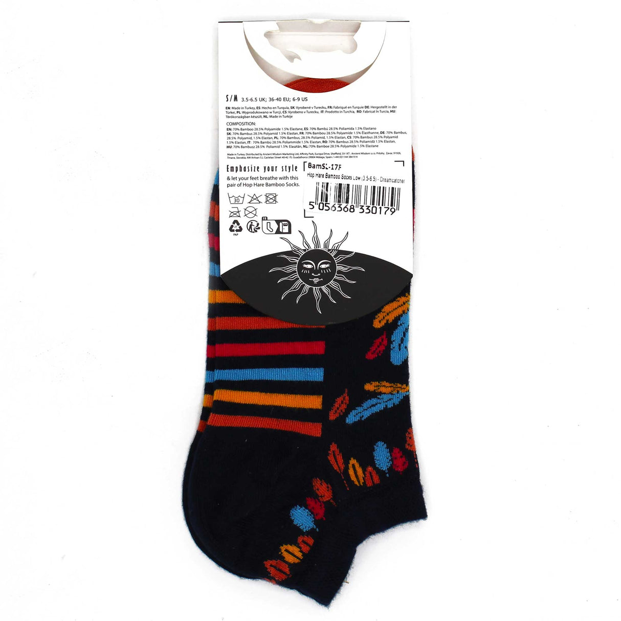 Dreamcatcher Socks Low Bamboo M/L, 7.5 - 11.5 - SHAMTAM.COM