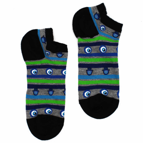 Hamsa Socks Low M/L 7.5 - 11.5 - Evil Eye & Hamsa - SHAMTAM.COM