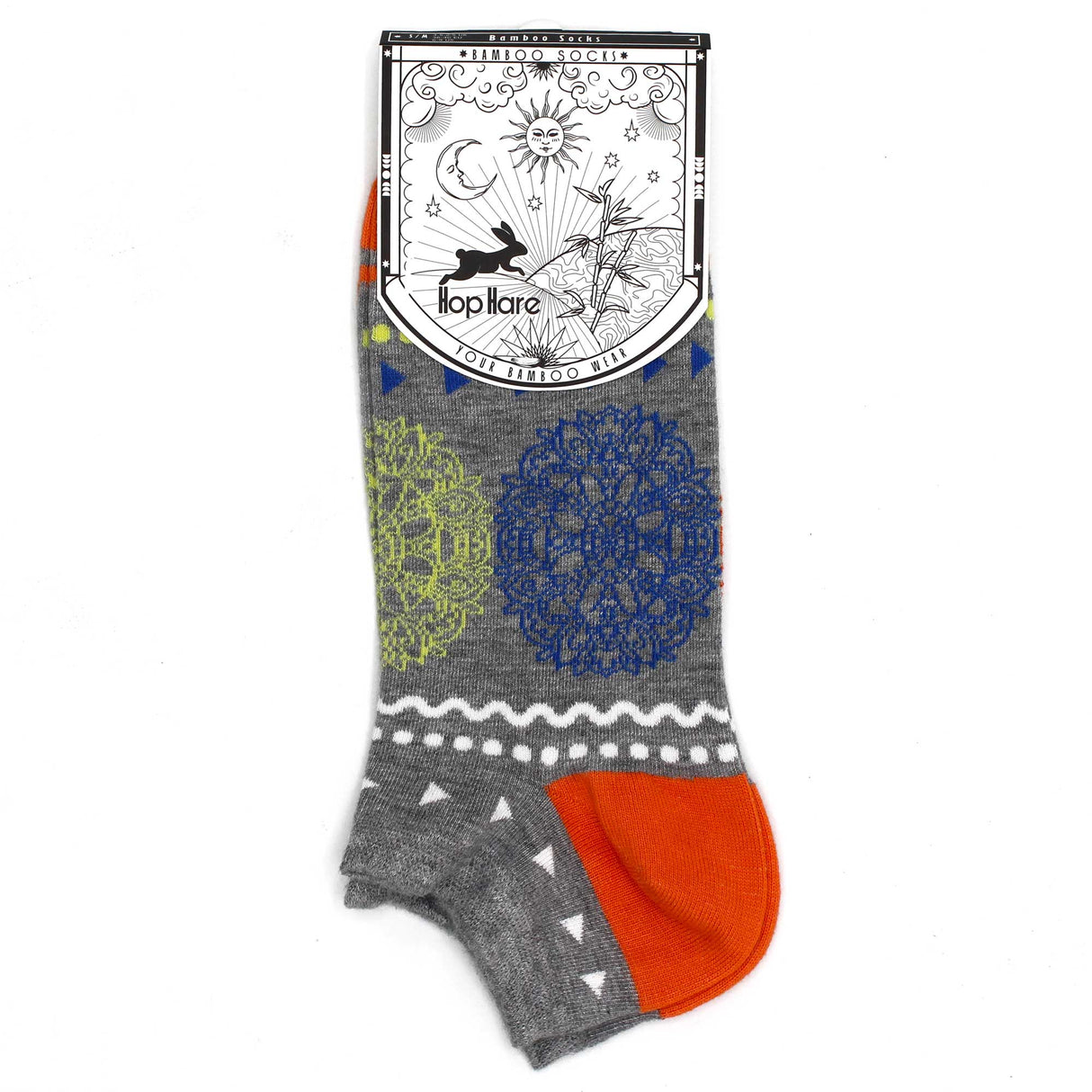 Flowers of Life Bamboo Socks Low M/L 7.5 - 11.5 - Flowers of Life - SHAMTAM.COM