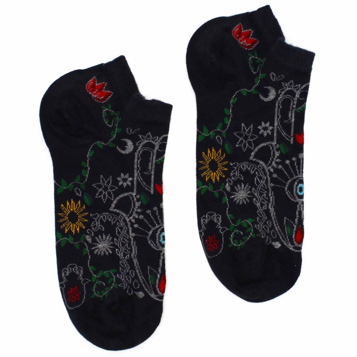 Hamsa Socks Low M/L 7.5 - 11.5 - Hamsa - SHAMTAM.COM