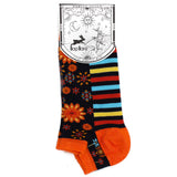 Mandala Socks Low M/L 7.5 - 11.5 - Mandala Flowers - SHAMTAM.COM