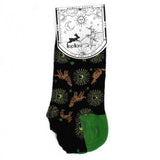 Bamboo Socks Low M/L 7.5 - 11.5 - Moonlight Wolfs - SHAMTAM.COM