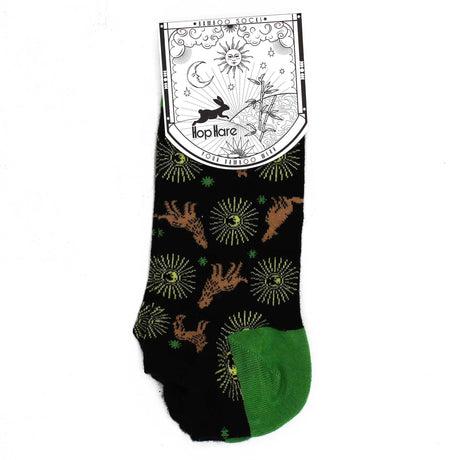 Bamboo Socks Low M/L 7.5 - 11.5 - Moonlight Wolfs - SHAMTAM.COM