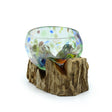 Molten Coloured Glass on Wood - Small Bowl - SHAMTAM.COM