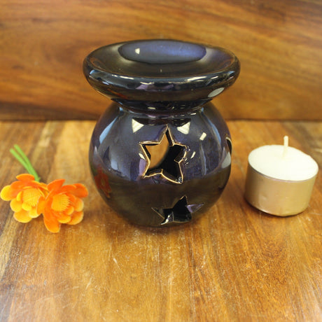 Oil Burner Moon & Star - SHAMTAM.COM