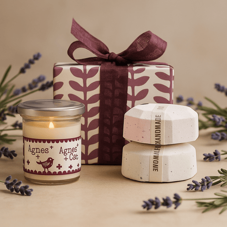 Moonstone Candle Bath Bombs Gift Set, 3 Piece - SHAMTAM.COM