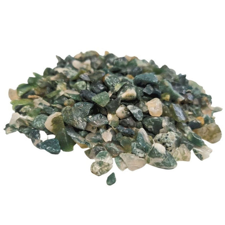 Moss Agate Crystal Chips Gemstones - 1KG - SHAMTAM.COM