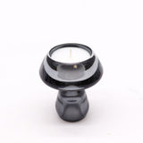 Mushroom Flip Dinner Candle / Tealight Holder - Midnight Grey (2 pcs) - SHAMTAM.COM
