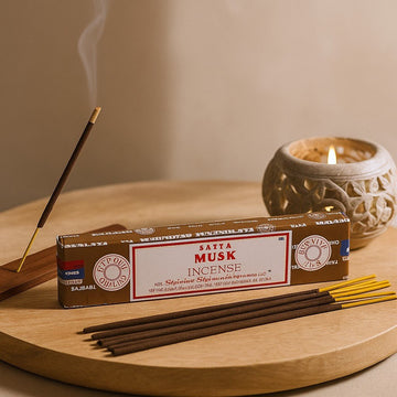 Muskus Røgelsespinde 15g – Satya