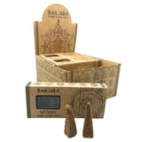 Myrrh Incense Cones Pyramid Smudge 10 Pack Banjara - SHAMTAM.COM