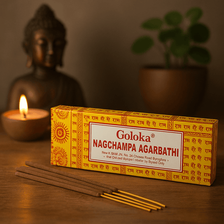 Nag Champa Incense Sticks 16 Sticks 16g Goloka - SHAMTAM.COM