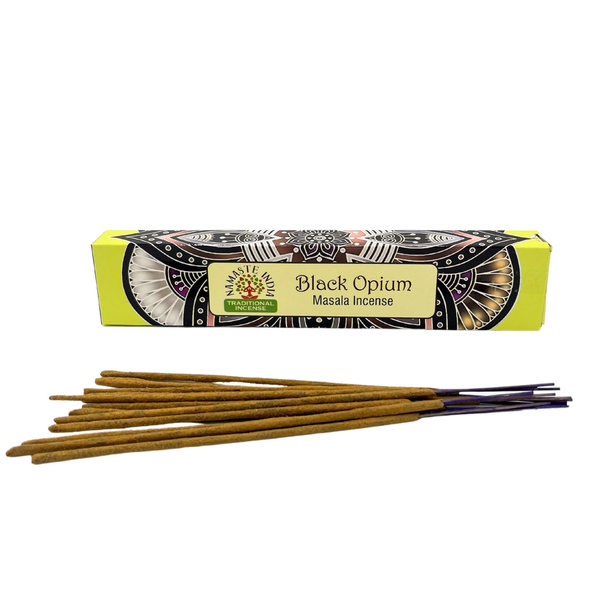 Black Opium Incense - Namaste Mandala Masala - SHAMTAM.COM