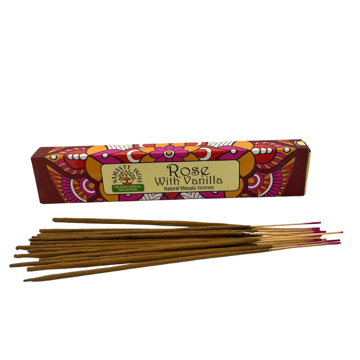 Rose With Vanilla Incense - Namaste Mandala Masala - SHAMTAM.COM