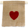 Bunting I LOVE YOU (large with hearts) - SHAMTAM.COM