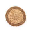 Natural Coaster - Jute & Cotton 10cm (set of 4) - Natural Boarder - SHAMTAM.COM