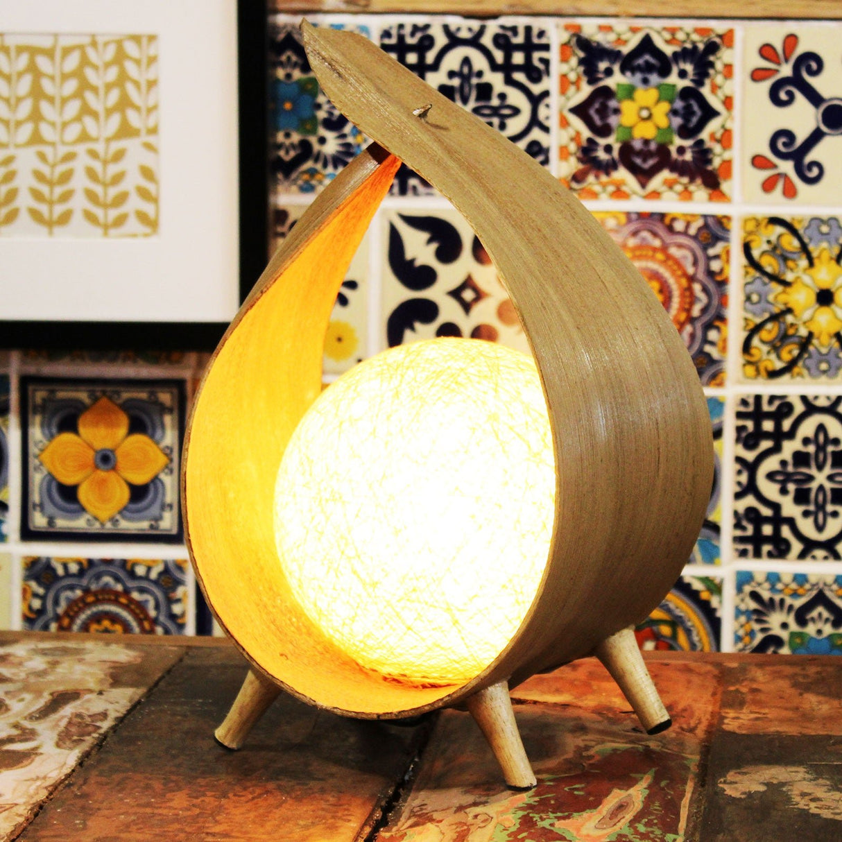 Coconut Lamp - Natural Loop - SHAMTAM.COM