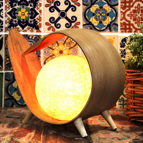 Coconut Lamp - Natural Wrapover - SHAMTAM.COM