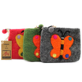 Zip Pouch (asst) - Big Butterfly - SHAMTAM.COM