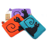 Zip Pouch (asst) - Black Cat - SHAMTAM.COM