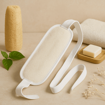 Naturlig loofah rygskrubber