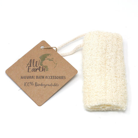 Natural Loofah Scrub on Rope - 5" - 12.7 cm - SHAMTAM.COM