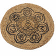 Natural Place Mat - Jute 30cm - Chakra Print - SHAMTAM.COM