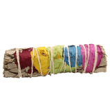 Natural Rose Petal Sage Smudge Stick - 10 cm Aromatic Cleansing Tool - SHAMTAM.COM