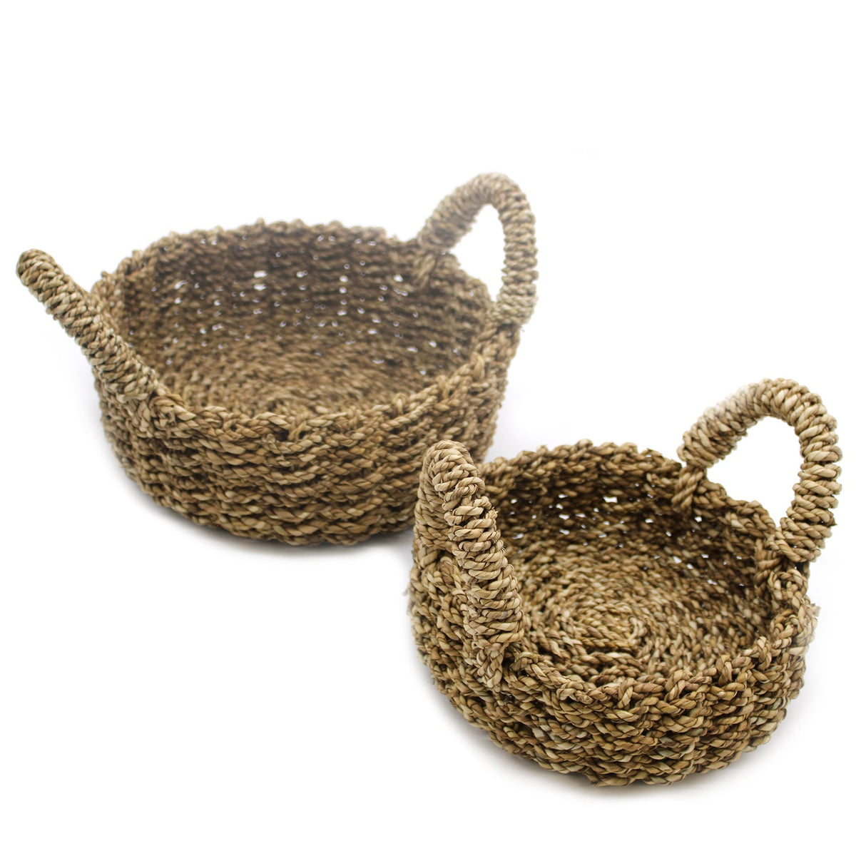 Natural Seagrass Basket - Set of 2 - SHAMTAM.COM