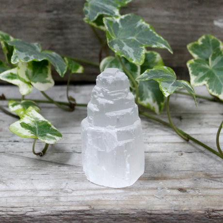 Natural Selenite Tower - 5 cm - SHAMTAM.COM