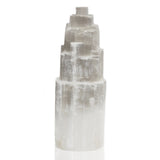 Natural Selenite Lamp - Tower 25 cm - SHAMTAM.COM