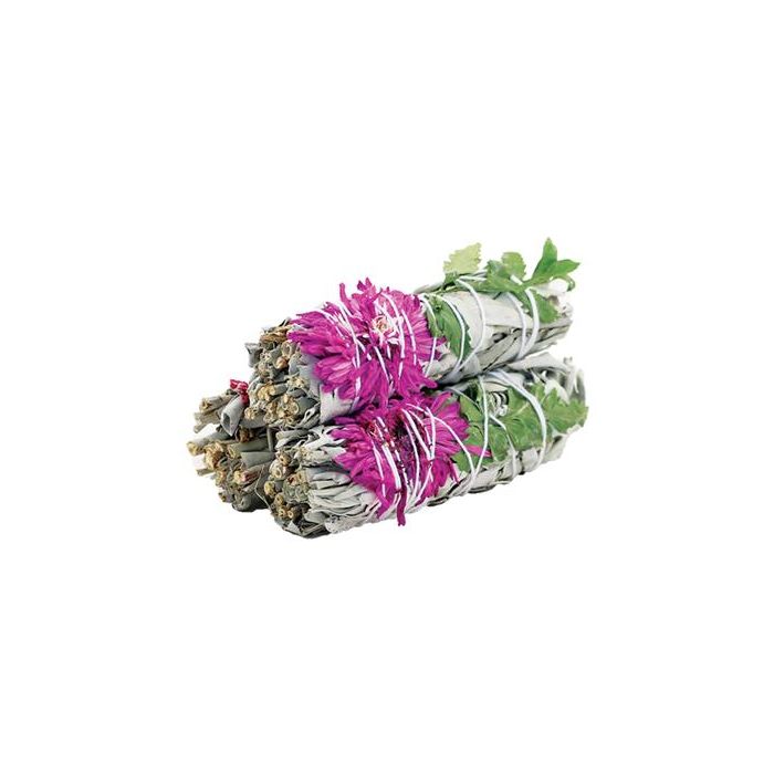 Natural Smudge Stick - 10cm Dahlia Sage for Cleansing and Purification - SHAMTAM.COM