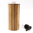 Natural Teakwood Soap Dispenser - Round - SHAMTAM.COM