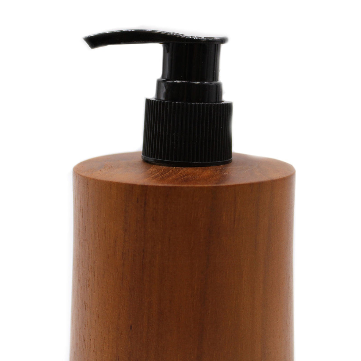 Natural Teakwood Soap Dispenser - Taper - SHAMTAM.COM