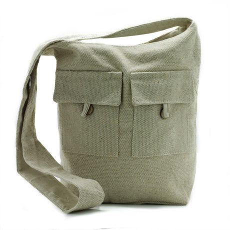 Natural Tones Two Pocket Bags - Natural - Large - SHAMTAM.COM