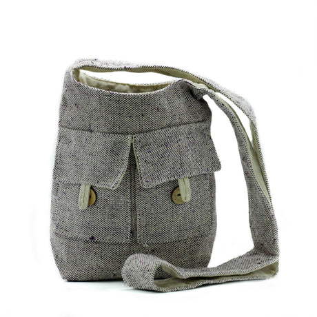 Natural Tones Two Pocket Bags - Soft Lavender - Medium - SHAMTAM.COM