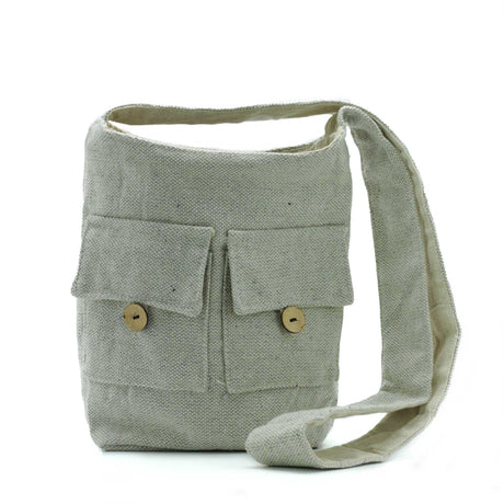 Natural Tones Two Pocket Bags - Stone - Medium - SHAMTAM.COM